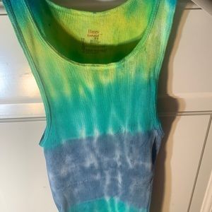 Tie-Dye Tank Top Woman's Size Medium